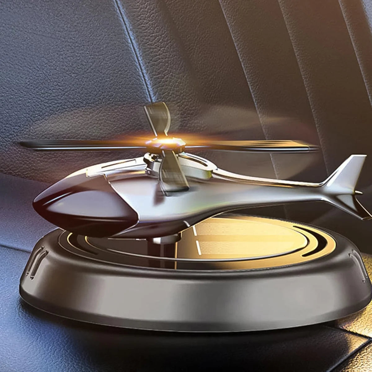 Car Dashboard Perfume Diffuser with Rotating Blades