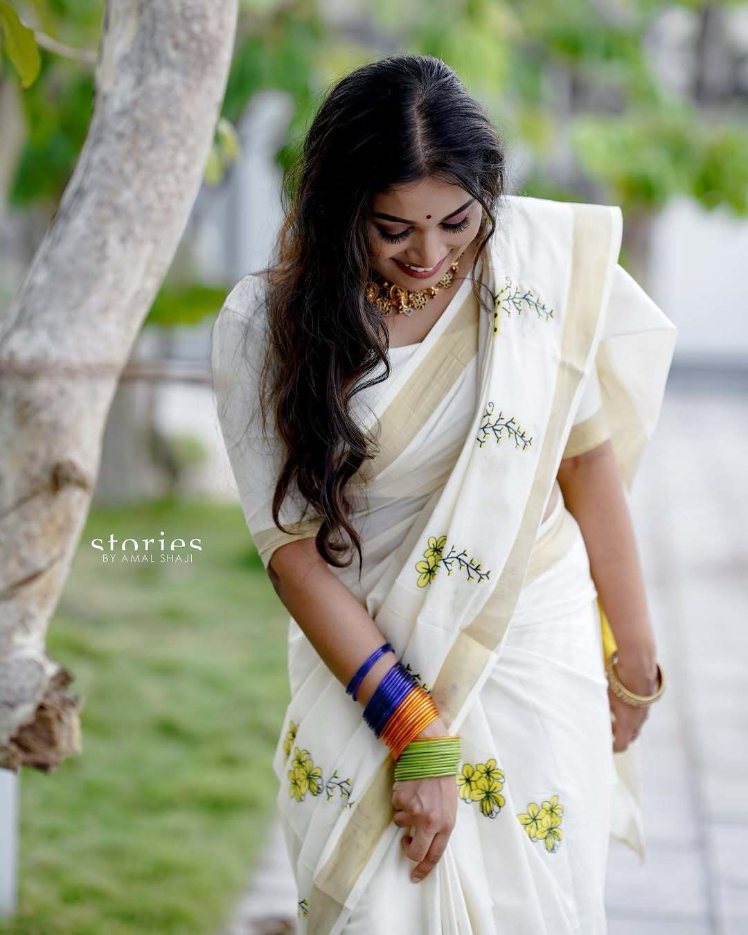 Kannikonna Embro Saree