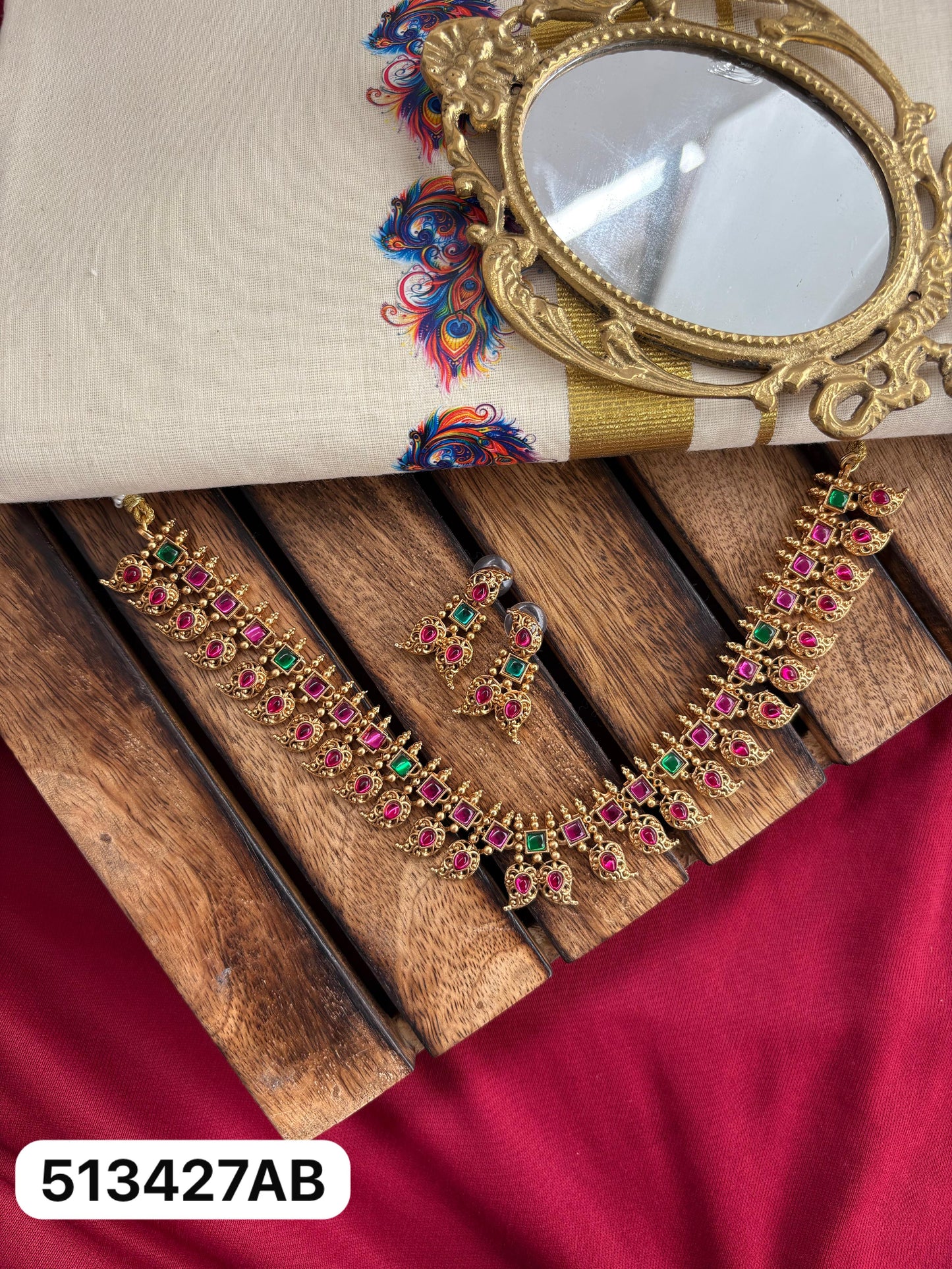 Neha necklace with earing 1