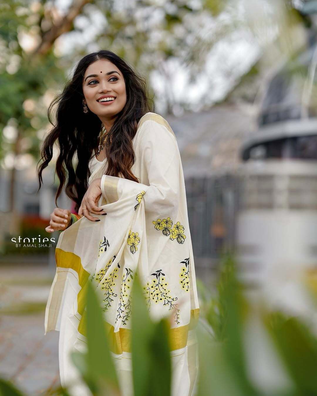 Kannikonna Embro Saree