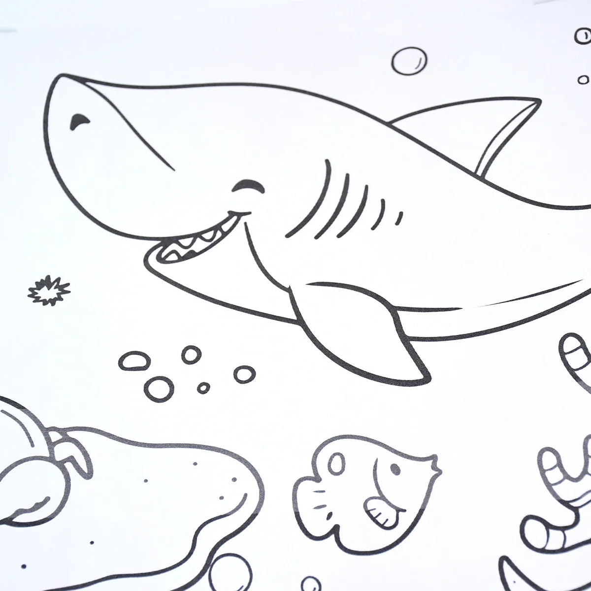 Fun and Educational Coloring Roll (1 Pc)