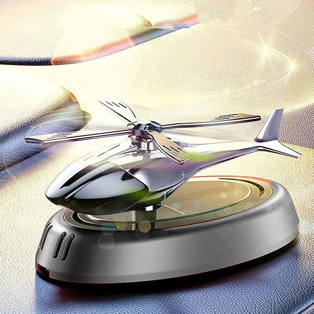 Car Dashboard Perfume Diffuser with Rotating Blades