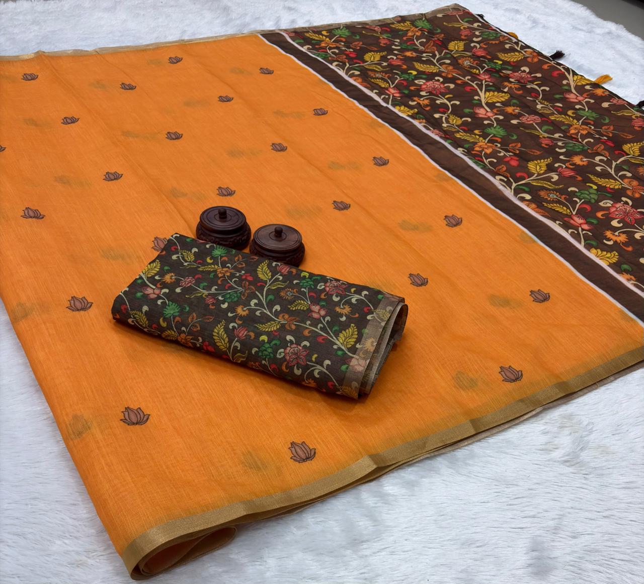 SAREE - SOFT LINEN COTTON