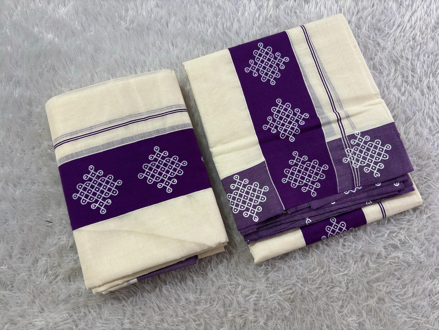 Kolam Set mundu cotton