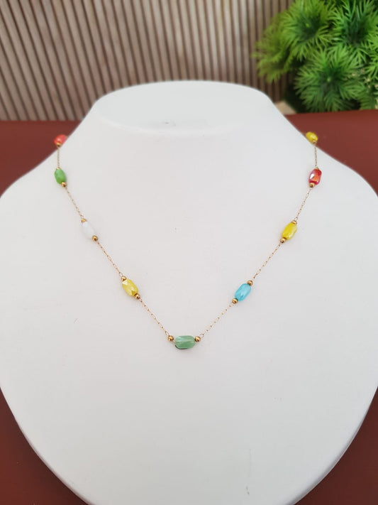 Multicolor beads chain