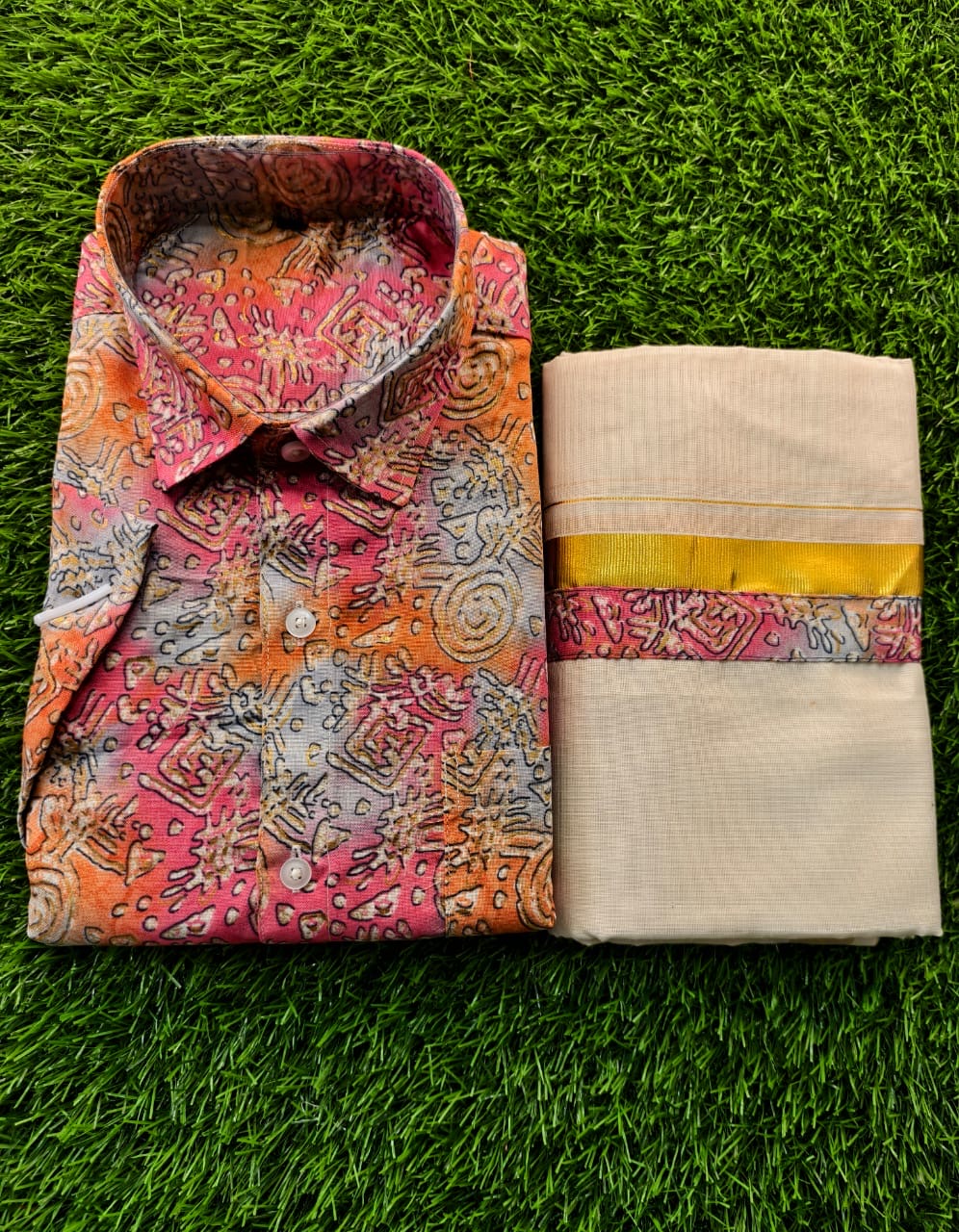 Rayon- Shirt and mund combo