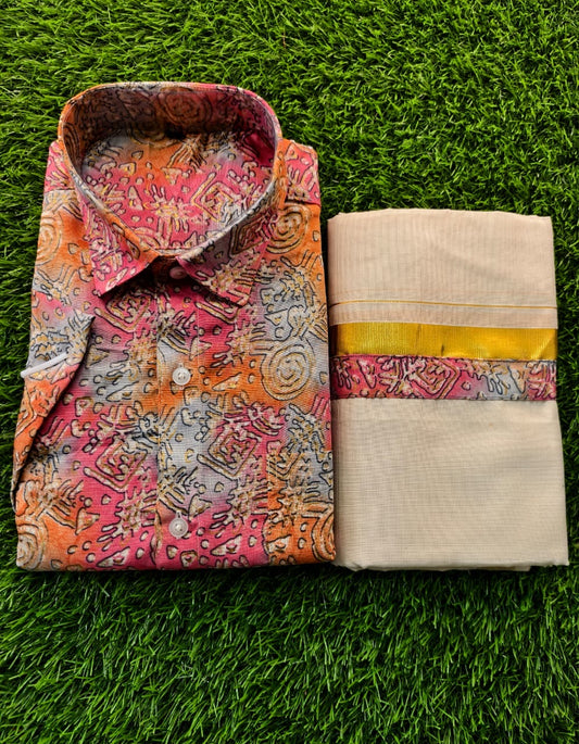 Rayon- Shirt and mund combo
