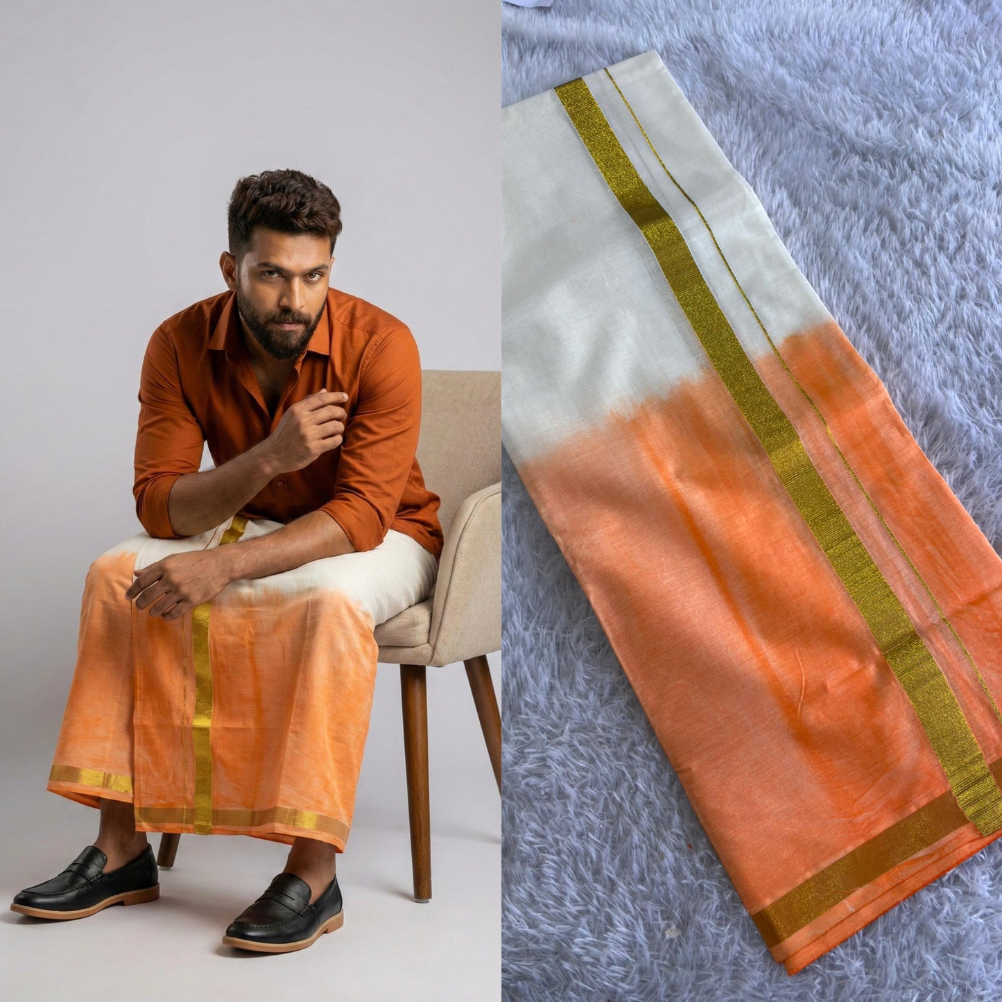 tye and dye mens Dhothi