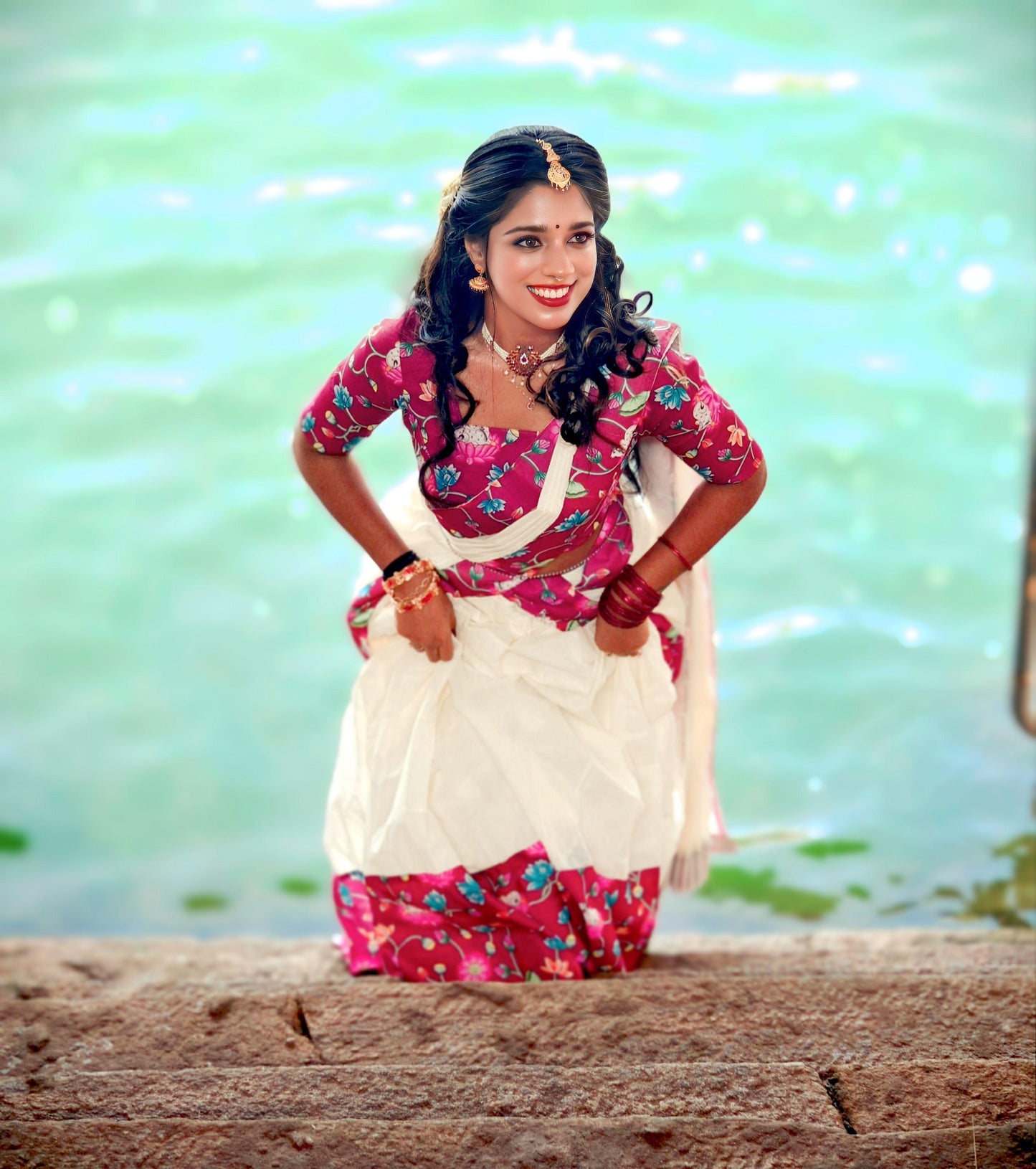 kalamkari cotton Davani