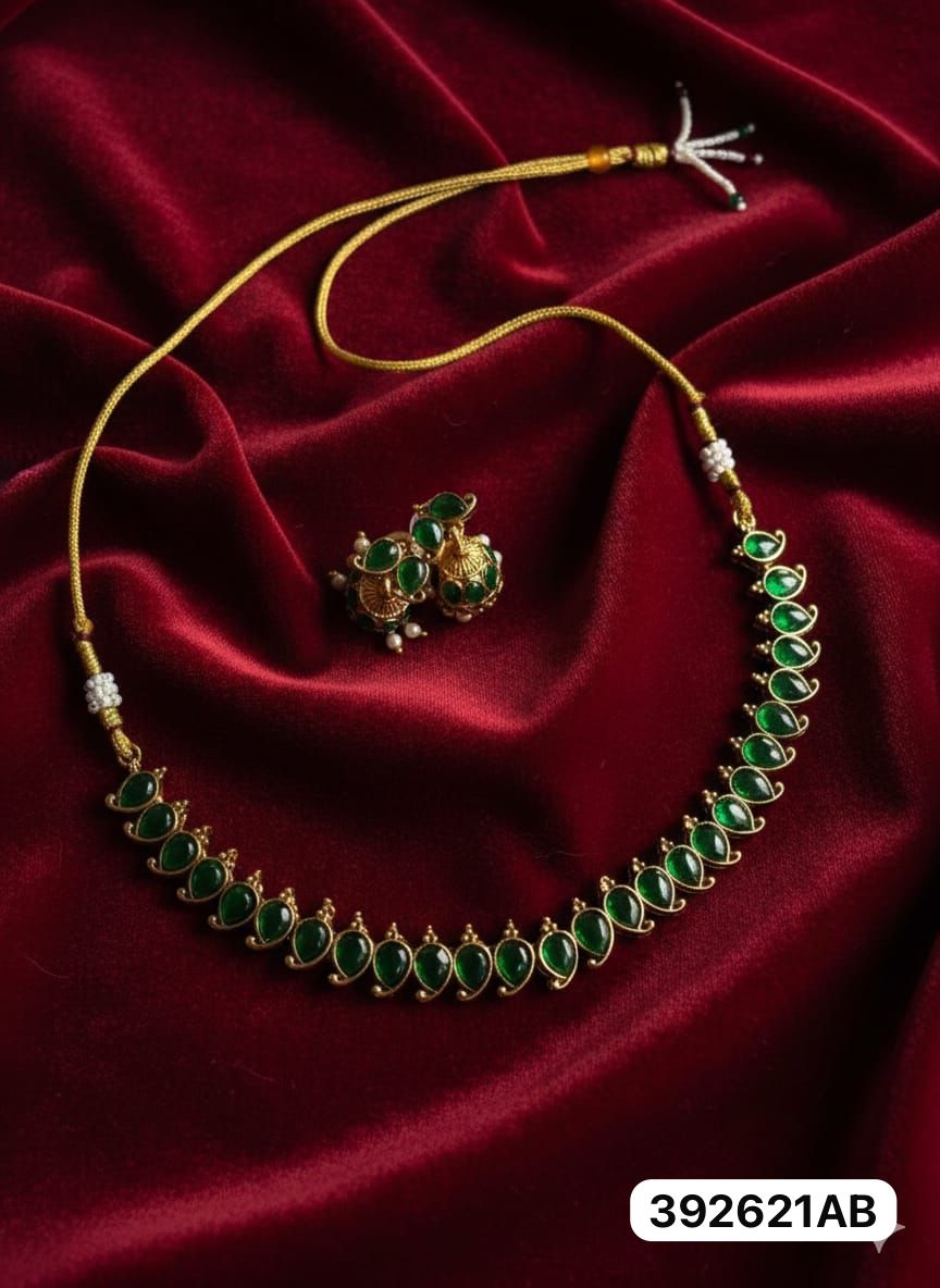 Manga mala with  jhumka
