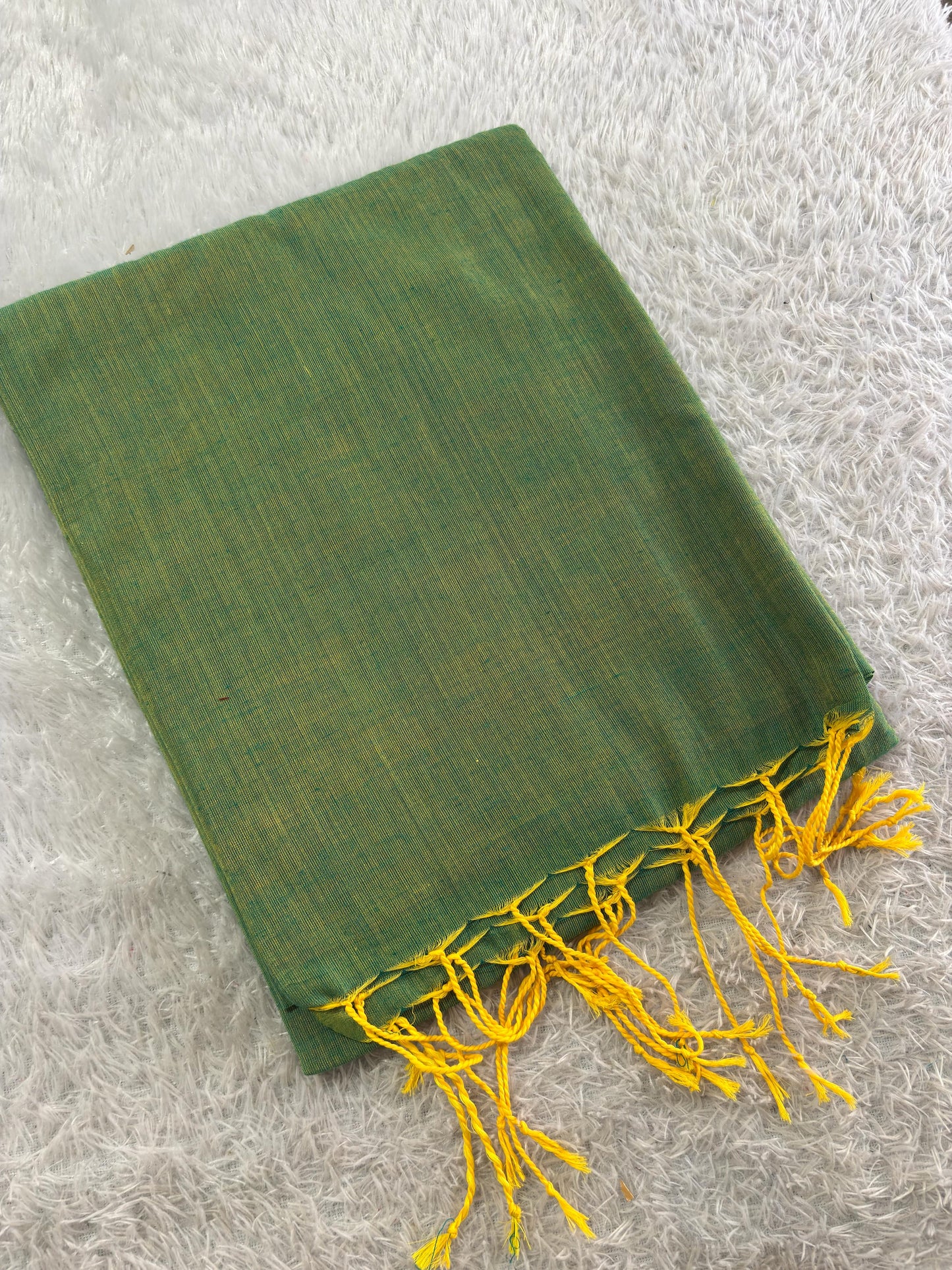 Pastel Pulse : 3 Shade Pastel colour Cotton Saree