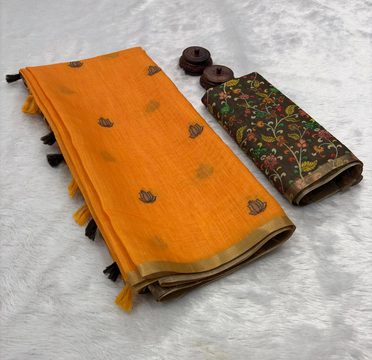 SAREE - SOFT LINEN COTTON