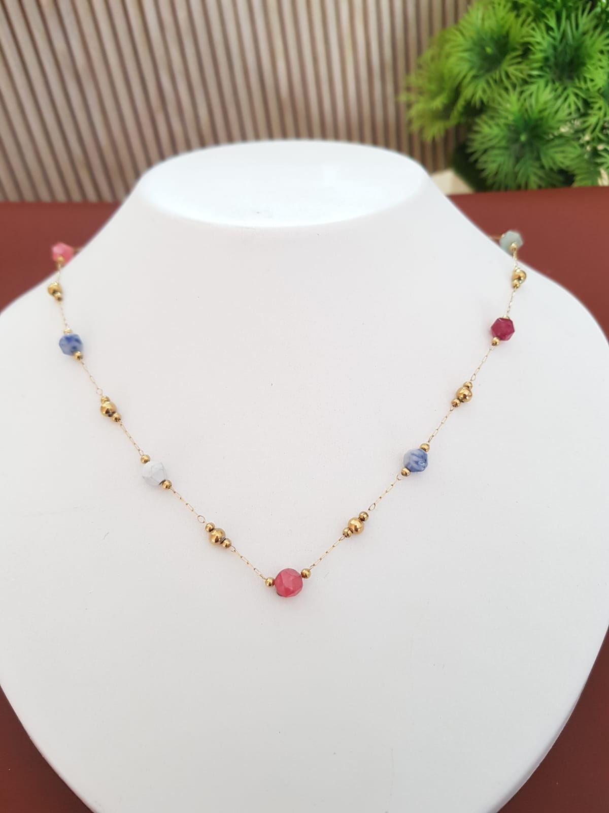 Multicolor beads chain
