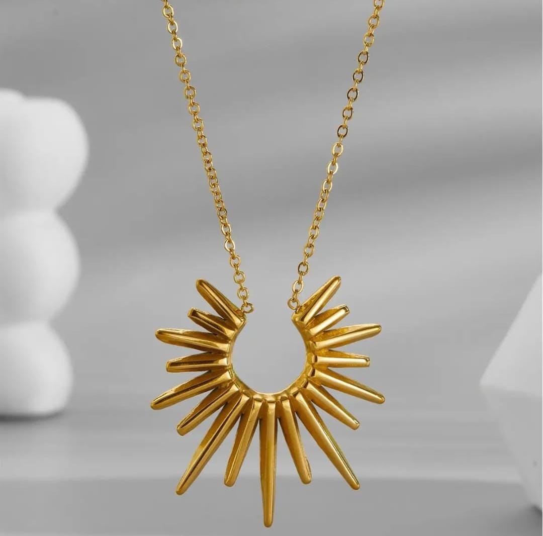Sunburst Pendant Chain
